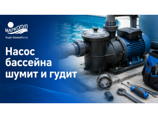 Насос бассейна шумит: причины шума, подшипник, кавитация