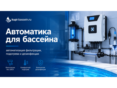 Автоматика для бассейна: что можно автоматизировать и какое оборудование нужно