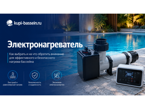 Как выбрать электронагреватель для бассейна: мощность, цена