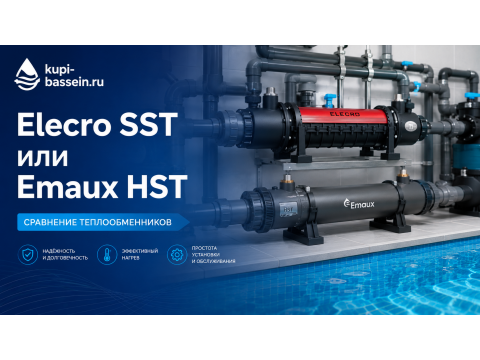 Elecro SST или Emaux HST: сравнение теплообменников для бассейна