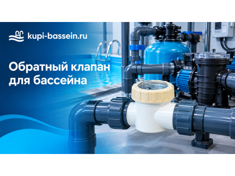 Обратный клапан для бассейна: виды, установка, цена