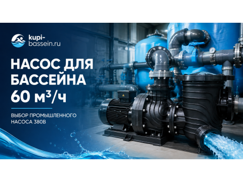 Насос для бассейна 60 м³/ч: как выбрать промышленный насос