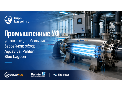 Промышленные УФ-установки для больших бассейнов: обзор Aquaviva, Pahlen, Blue Lagoon