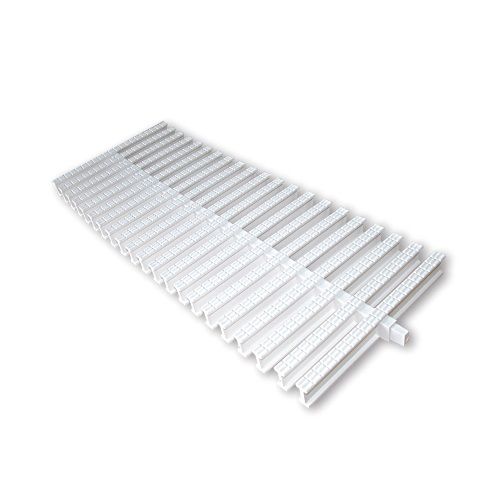 Переливная решетка AquaViva KT-15 Classic 145x25 мм белая