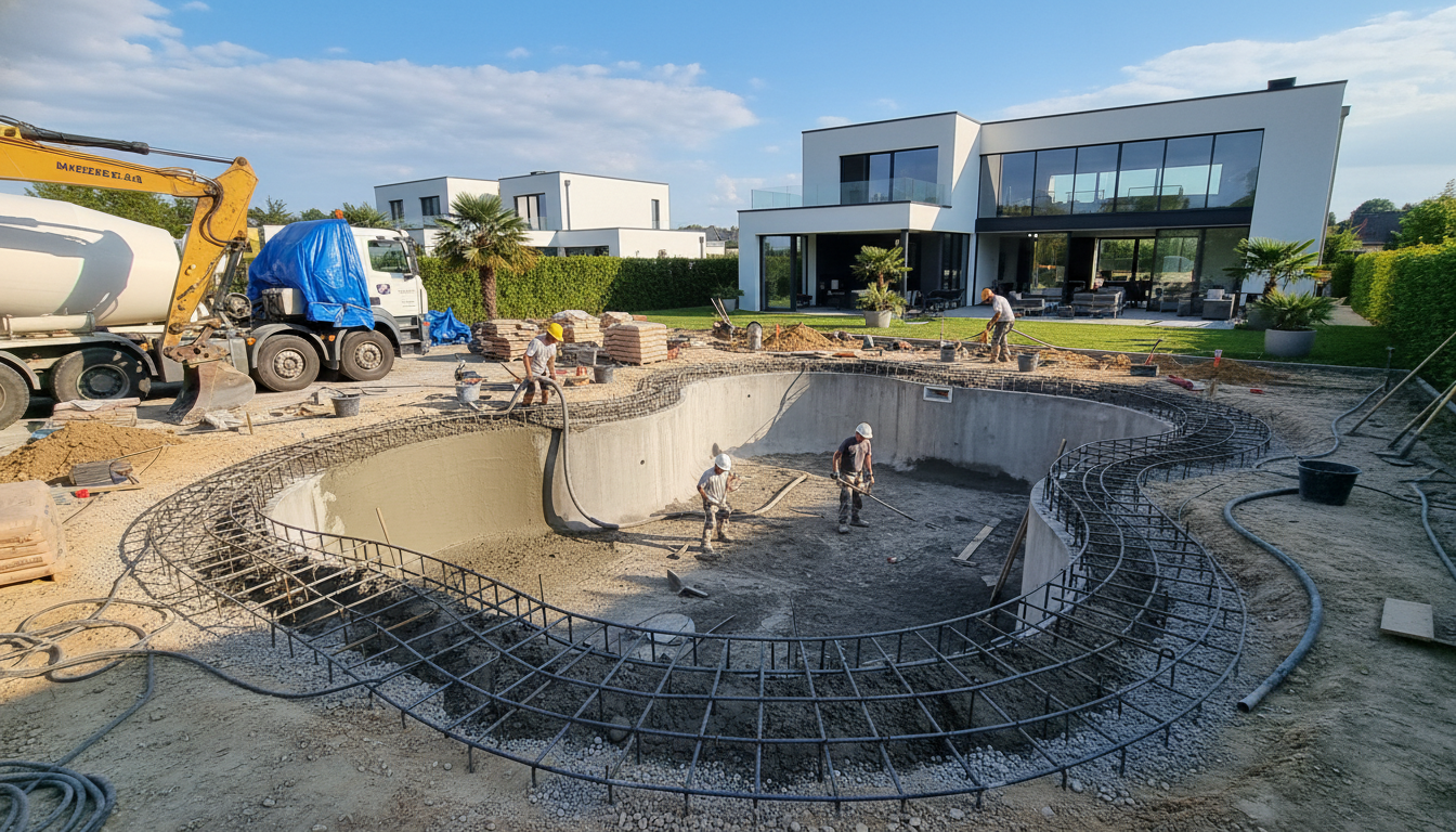 Строительство бассейна своими руками
