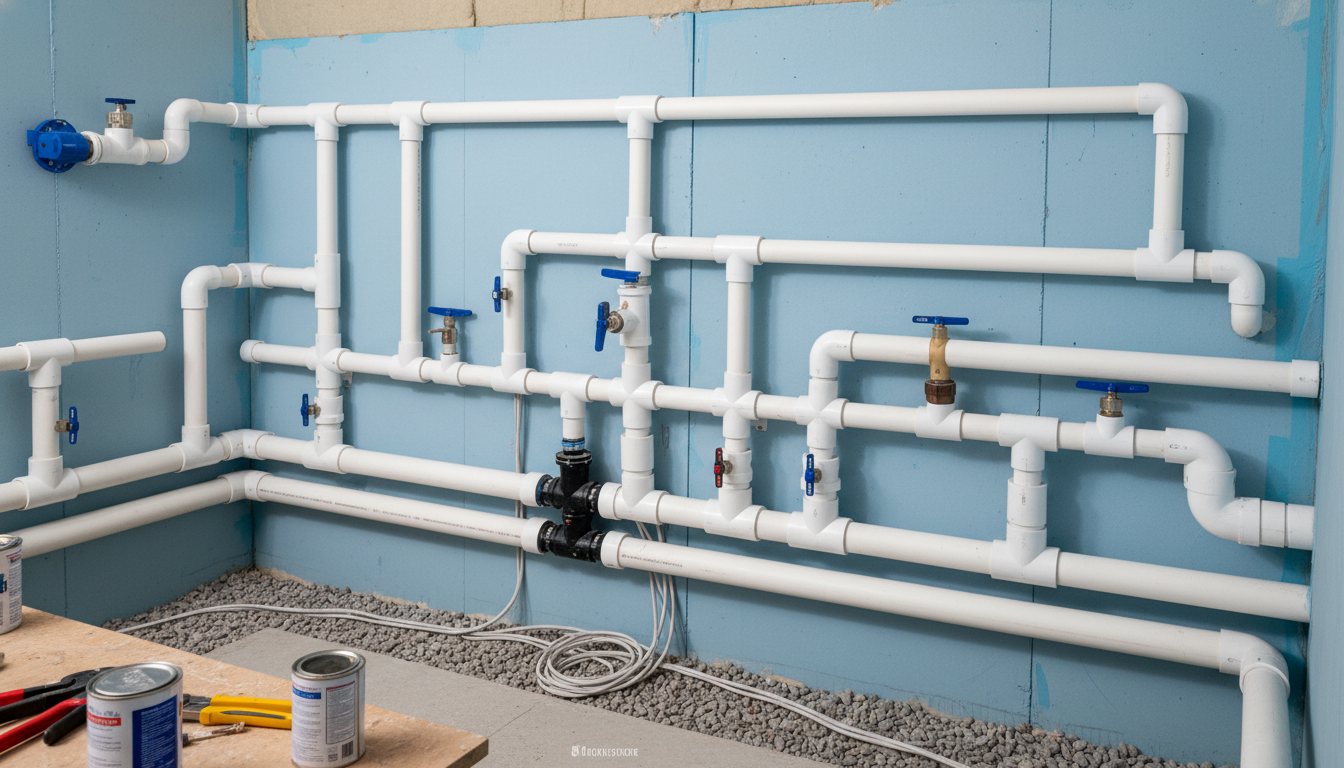 ПВХ трубы и фитинги для бассейна