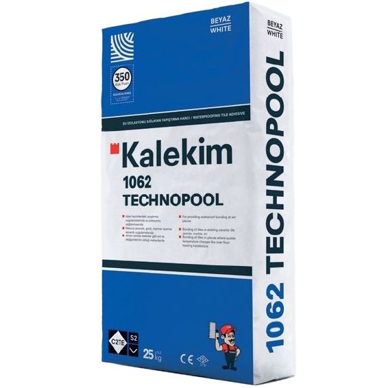 Клей для плитки Kalekim Technopool 1062 с гидроизоляцией 25 кг