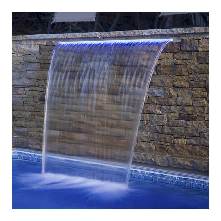 Стеновой водопад Aquaviva PB 600-150L с LED подсветкой эффект каскада