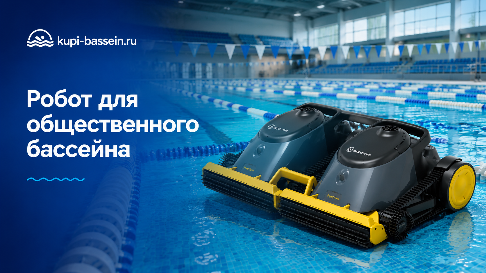 Робот-пылесос для общественного бассейна: большой объём, выбор