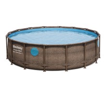 Каркасный бассейн Bestway Steel Дерево 56725